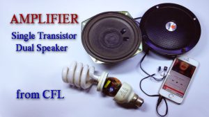 13003 CFL transistor amplifier homemade
