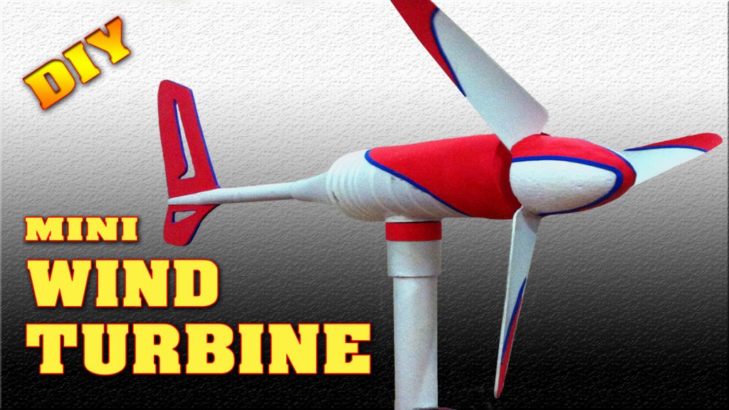 Mini Wind Turbine DIY Homemade Science Project TRONICSpro Mini Wind Turbine DIY Homemade Science Project TRONICSpro