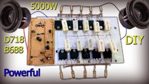 D718 B688 Amplifier DIY Powerful Ultra Bass