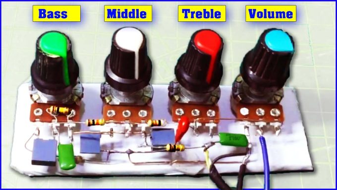Bass Treble Controllers Electronics Projects - TRONICSpro
