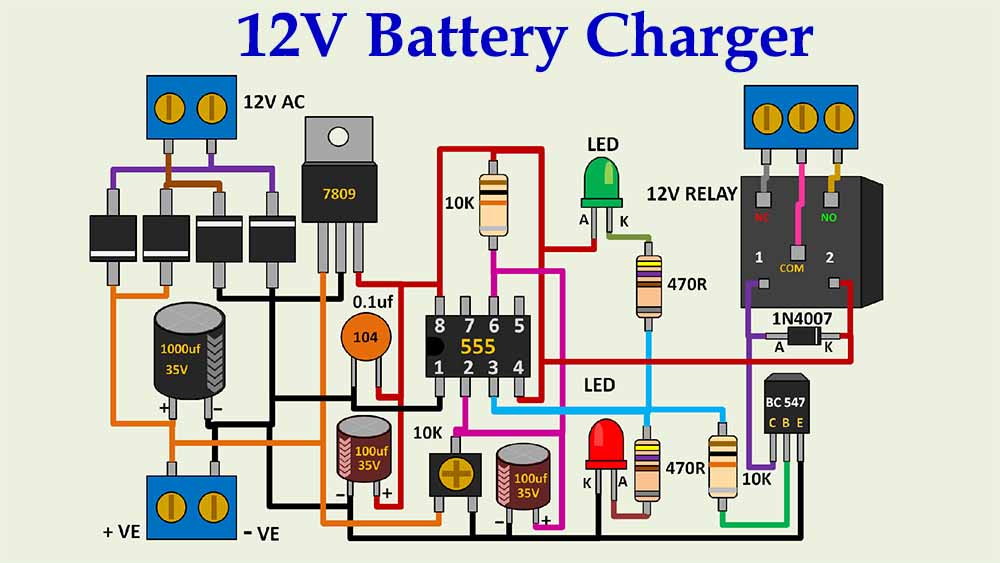 thumbnail image 2 of XH-M601 DC12V Smart Battery Charger Power Relay Charging Board Automatic Controller 2 of 3