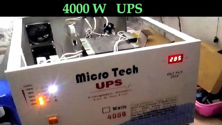 4000 Watt UPS Homemade DIY - TRONICSpro