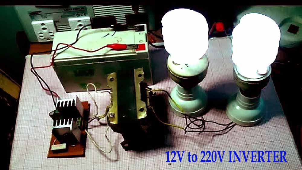 How To Make 12v-220v DIY Homemade Inverter - TRONICSpro