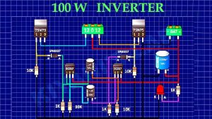 Simple 100 Watt Inverter 12v To 220v - TRONICSpro