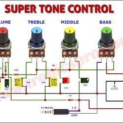Bass Tone Control Circuit Diagram - TRONICSpro Bass Tone Control Circuit Diagram
