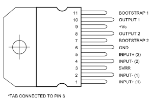 20W Stereo Amplifier Tone-Control TDA2005 - TRONICSpro