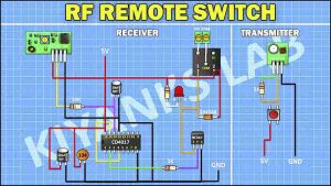 How to Make RF Remote Relay Switch DIY - TRONICSpro
