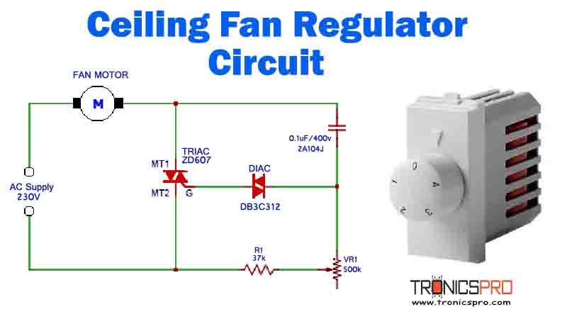 Ceiling Fan Regulator Circuit