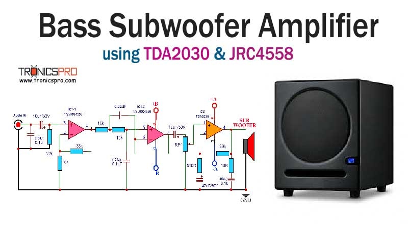 Subwoofer Amplifier Circuit Tda2030