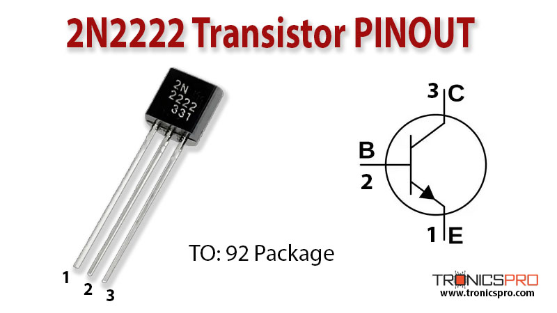 2N2222 NPN Transistor Pinout