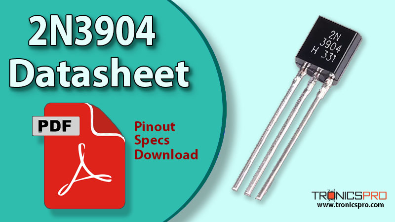 2N3904 NPN Transistor Datasheet Pinout