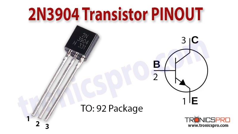 2N3904 NPN Transistor Pinout & Datasheet