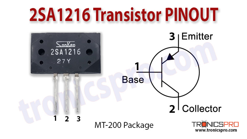 2SA1216 PNP Transistor Pinout Datasheet