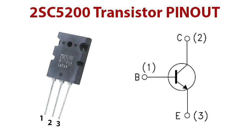 2sc5200 NPN Transistor Pinout