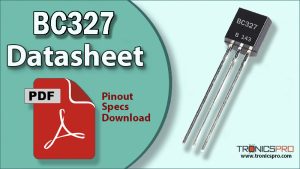 BC327 PNP Transistor Pinout Datasheet