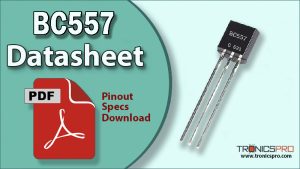 BC557 PNP Transistor Pinout Datasheet