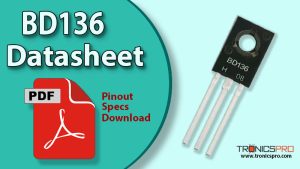 BD136 PNP Transistor Datasheet Pinout
