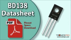 BD138 PNP Transistor Datasheet