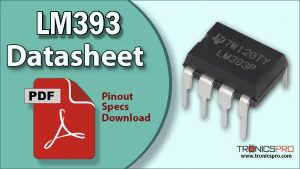 LM393 Dual Operator IC Pinout Datasheet
