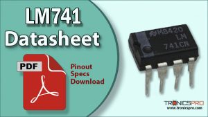 LM741 Op-Amp IC Pinout Datasheet