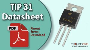 TIP31 NPN Transistor Datasheet Pinout