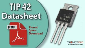 TIP42 PNP Transistor Datasheet Pinout