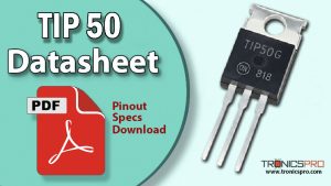 TIP50 NPN Transistor Datasheet Pinout