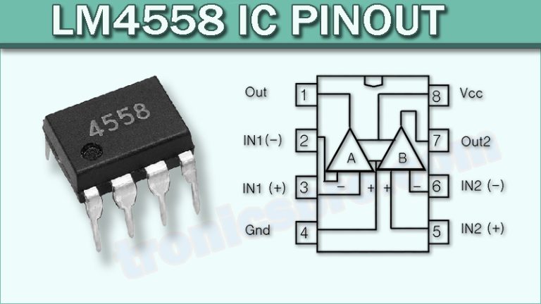 LM4558 Dual OP-Amp IC Datasheet - TRONICSpro