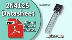2n4125 datasheet pinout