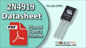 2n4919 datasheet pinout