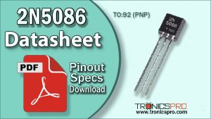 2n5086 datasheet pinout