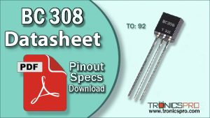 BC308 PNP Transistor Datasheet