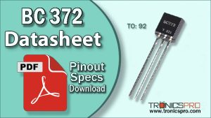 BC372 NPN Transistor Datasheet