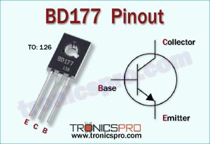 Transistor 177 BD177 NPN Transistor Pinout Datasheet - TRONICSpro