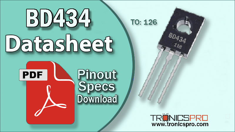 BD434 PNP Transistor Datasheet