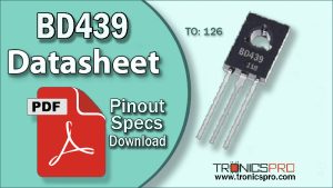 BD439 NPN Transistor Datasheet