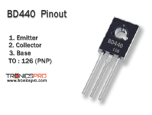 BD440 PNP Transistor Pinout