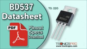 BD537 NPN Transistor Datasheet