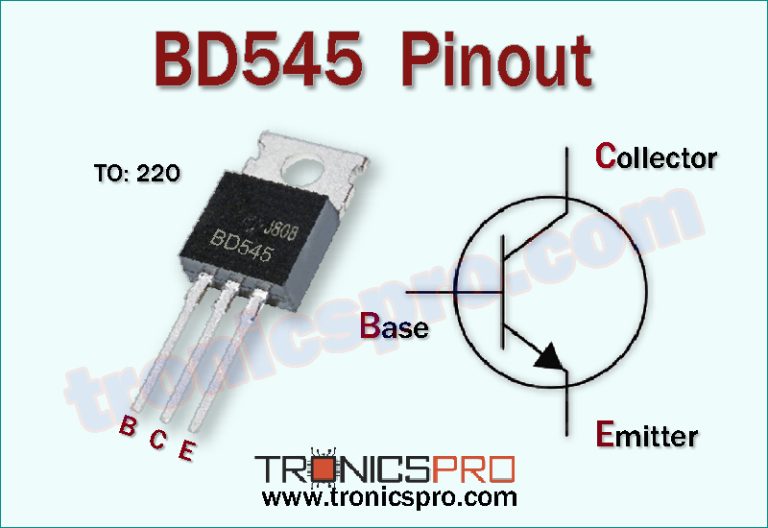 BD545 Pinout, Equivalent, Applications, Datasheet - TRONICSpro