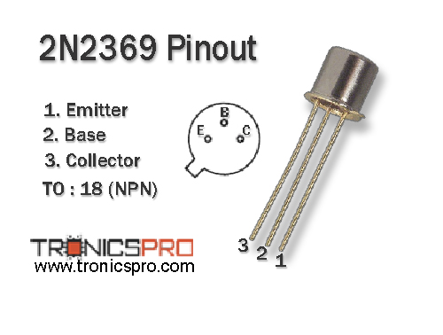 2N2369 transistor pin configuration diagram pinout
