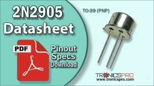 2n2905 datasheet pinout