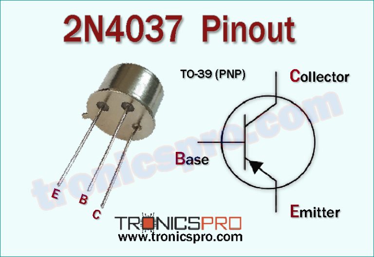 2N4037 Pinout, Equivalent, Application, Datasheet - TRONICSpro