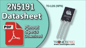 2n5191 datasheet pinout equivalent specification