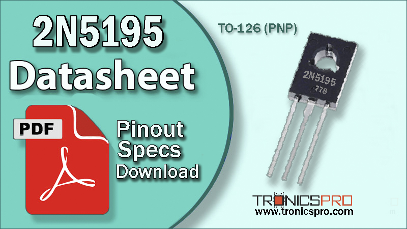 2n5195 datasheet pinout equivalent specification