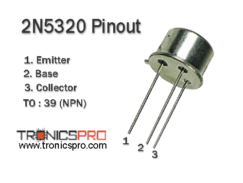 2N5320 transistor pin configuration diagram pinout