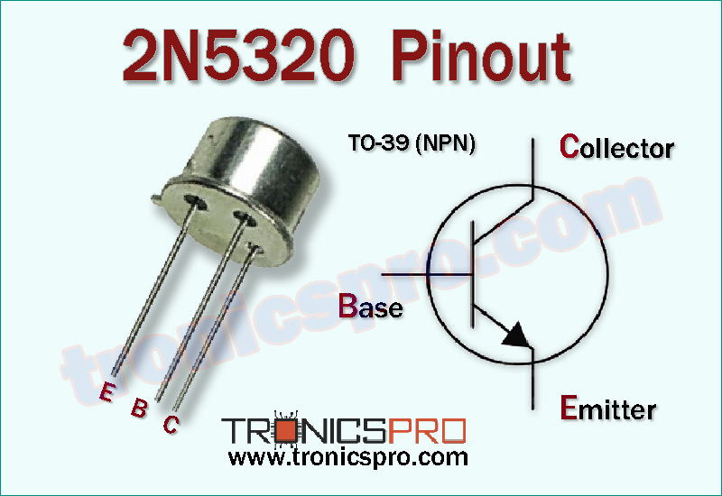 2N5320 transistor pin configuration pinout diagram