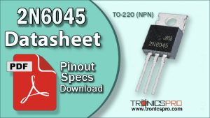 2n6045 datasheet pinout