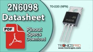 2n6098 datasheet pinout equivalent specification