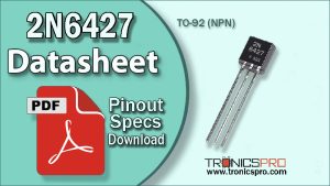 2n6427 datasheet pinout