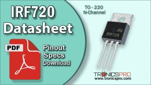 IRF720 datasheet pinout equivalent specification mosfet